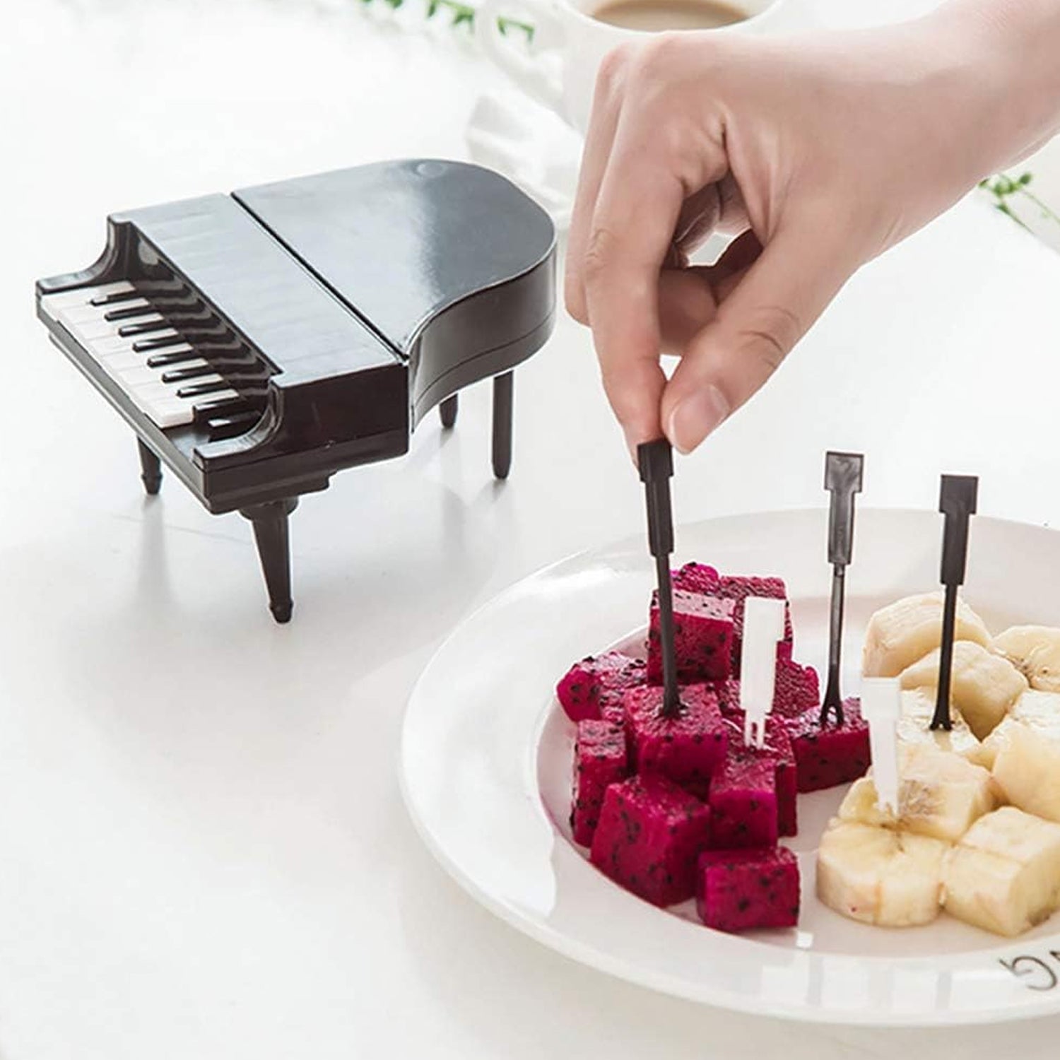 5538 10Pcs/Lot Creative Piano Fruit Forks Set Food Sticks for Dessert Fruit Snack Picking Kitchen Dining Tools (10 Pc Set) 5538 10Pcs/Lot Creative Piano Fruit Forks Set Food Sticks for Dessert Fruit Snack Picking Kitchen Dining Tools (10 Pc Set)